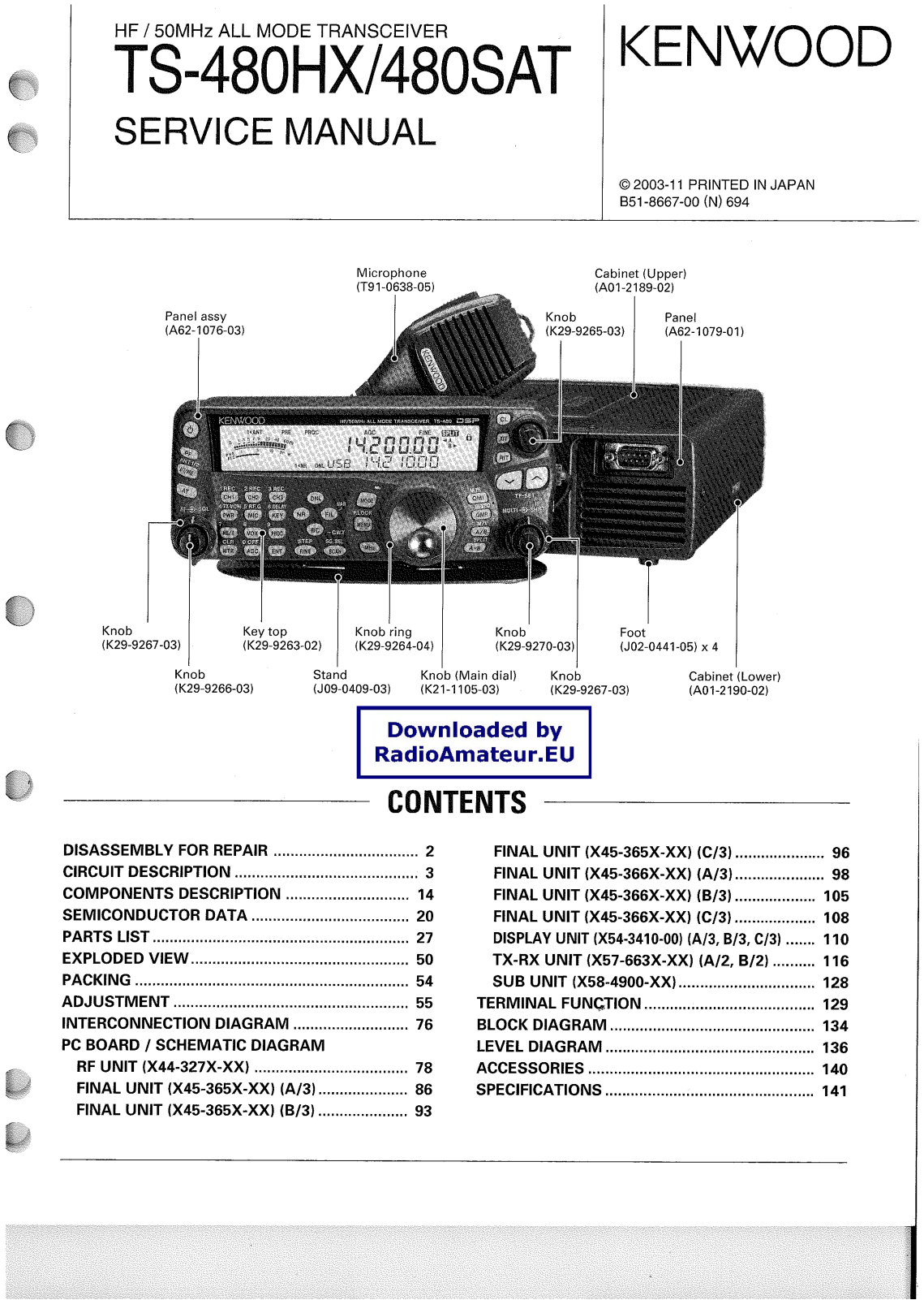 Kenwood ts 480 schematic