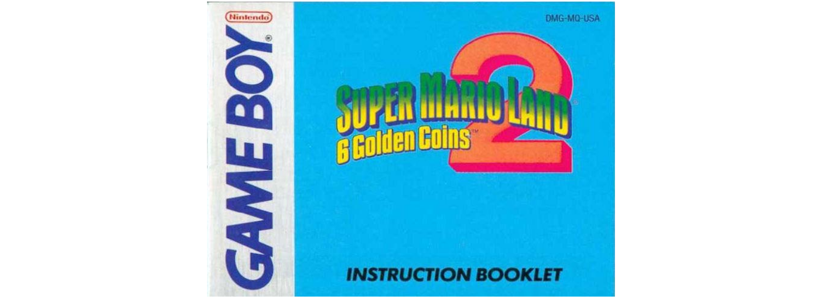 Nintendo SUPER MARIO LAND 2 instruction booklet