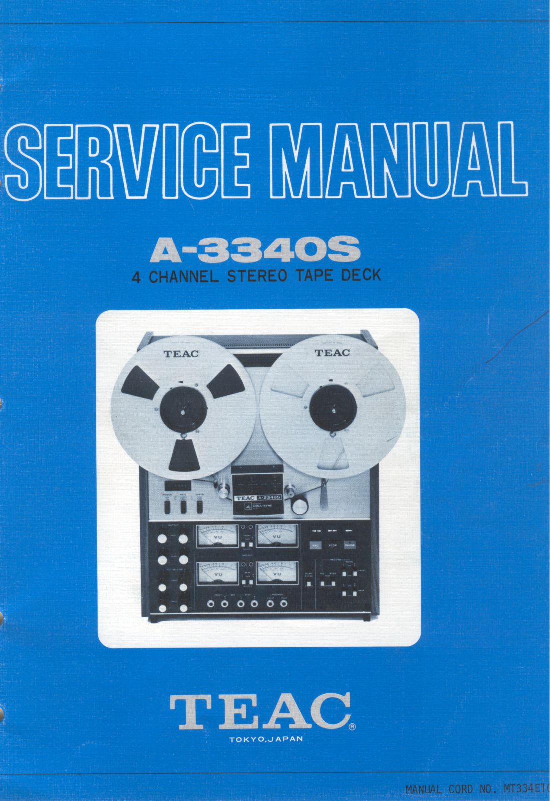 TEAC A-3340-S Service manual