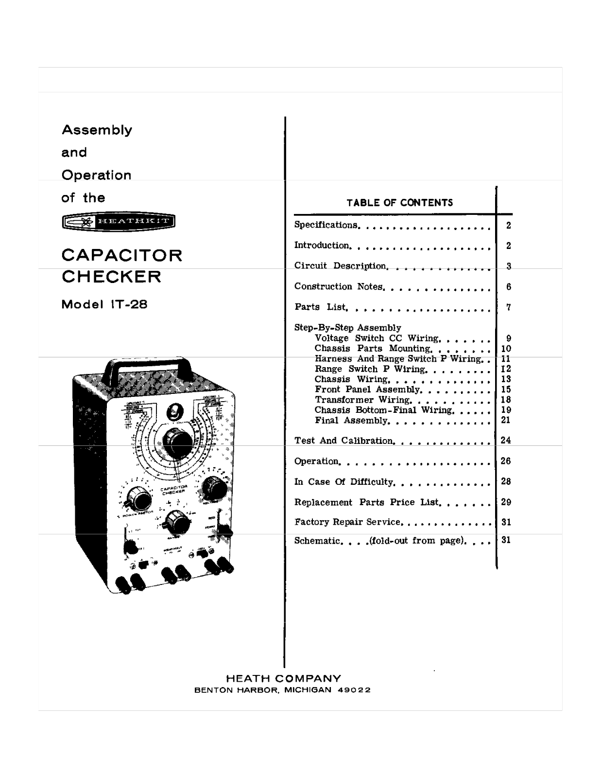 HEATHKIT IT-28 User Manual