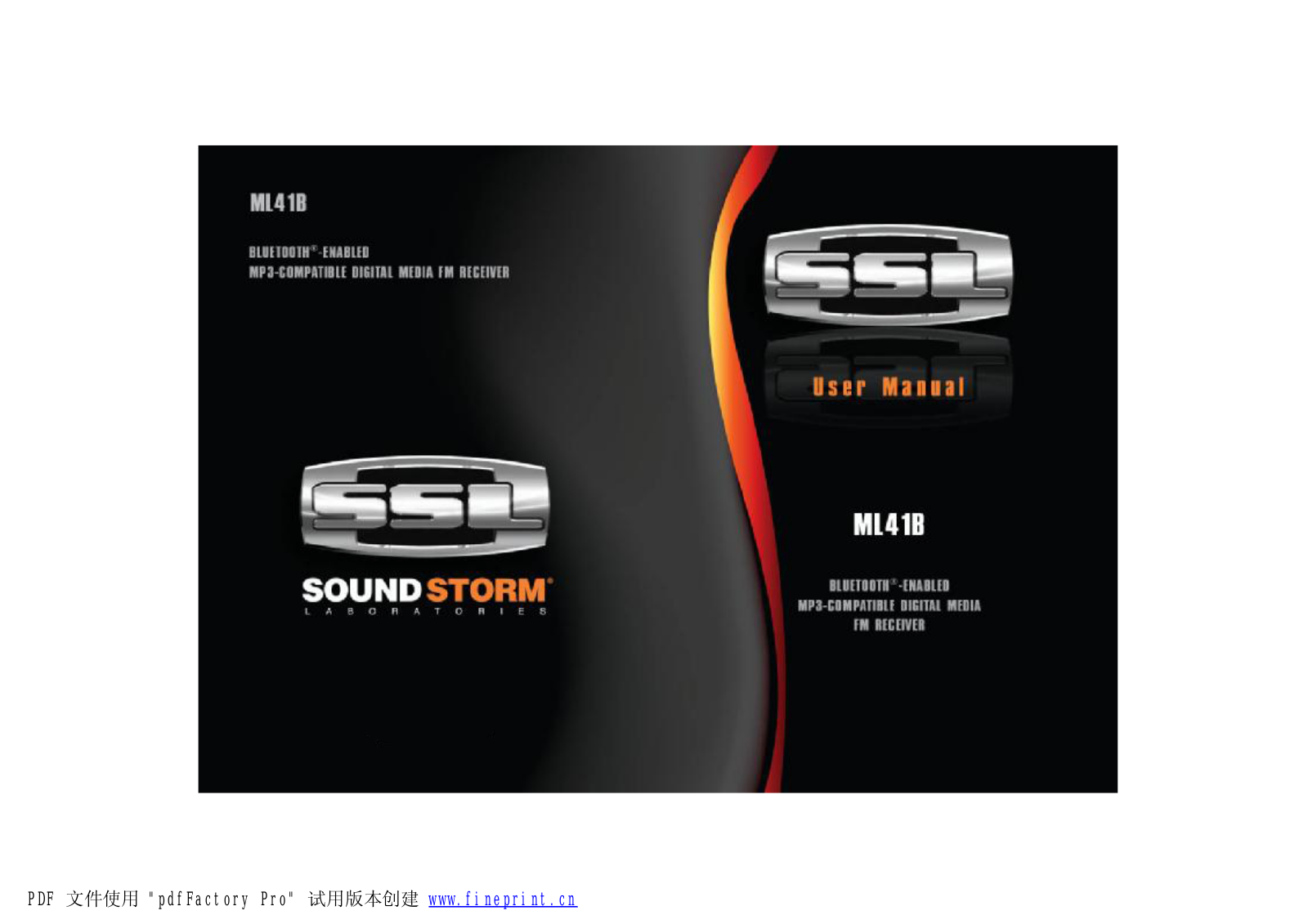 Sound Storm ML41B User Manual - ManualMachine.com