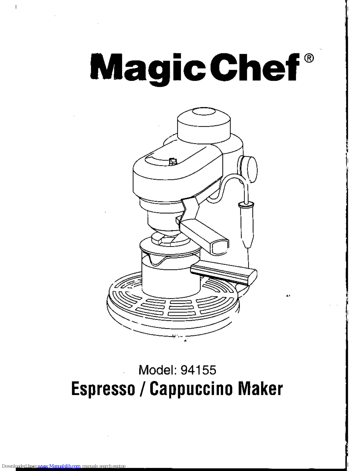 MagicChef 94155 User Manual