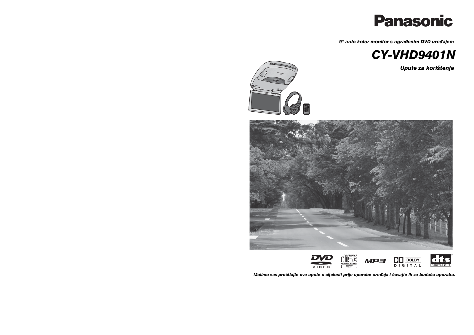 Panasonic CY-VHD9401N User Manual