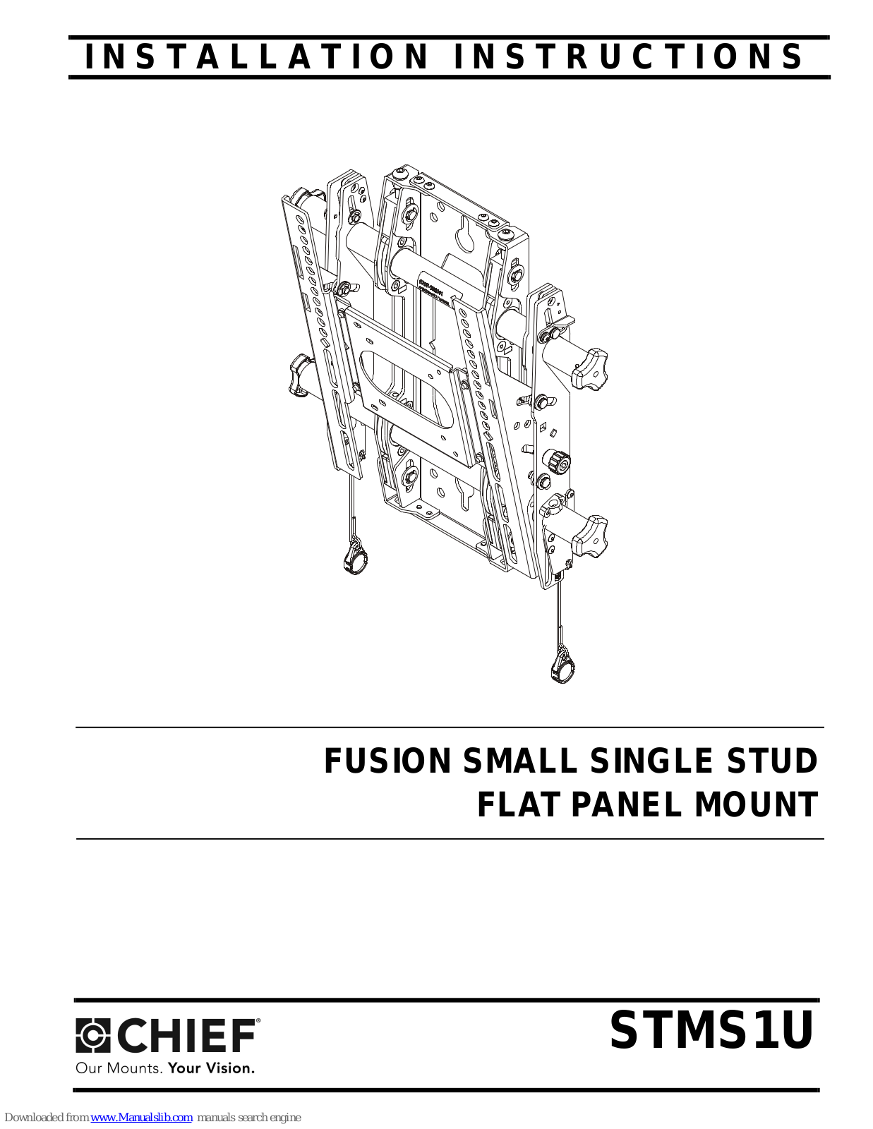 CHIEF STMS1U Installation Instructions Manual