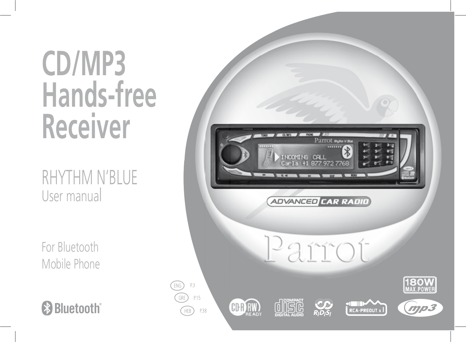 Parrot RHYTHM N BLUE User Manual