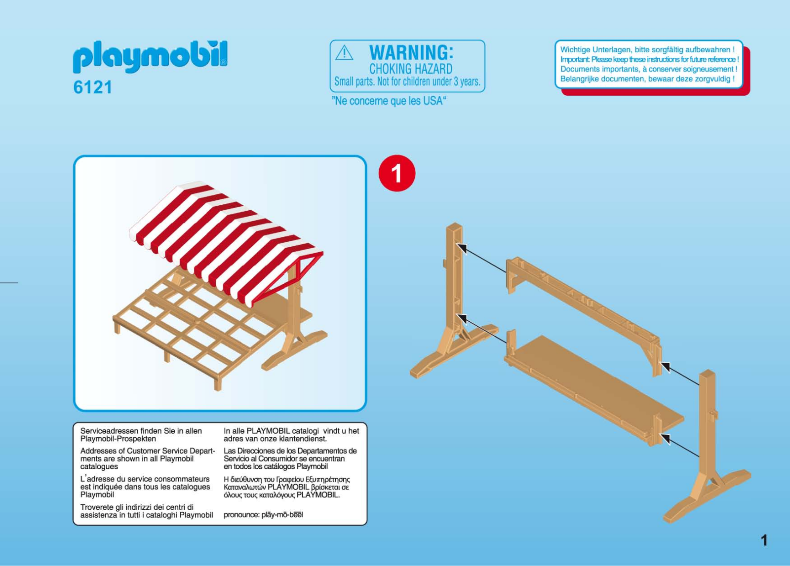 Playmobil 6121 Instructions