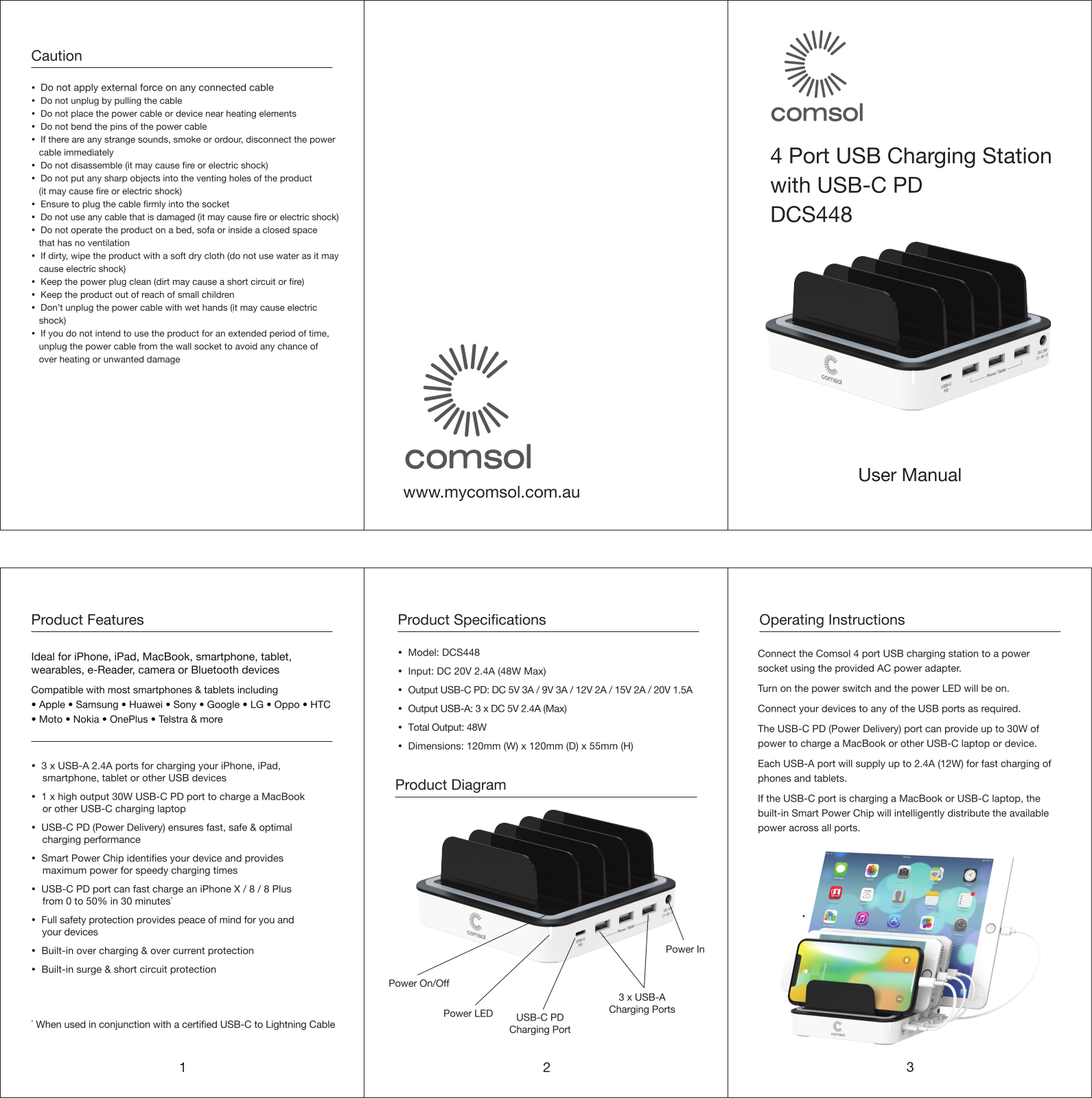 Comsol DCS448 User Manual