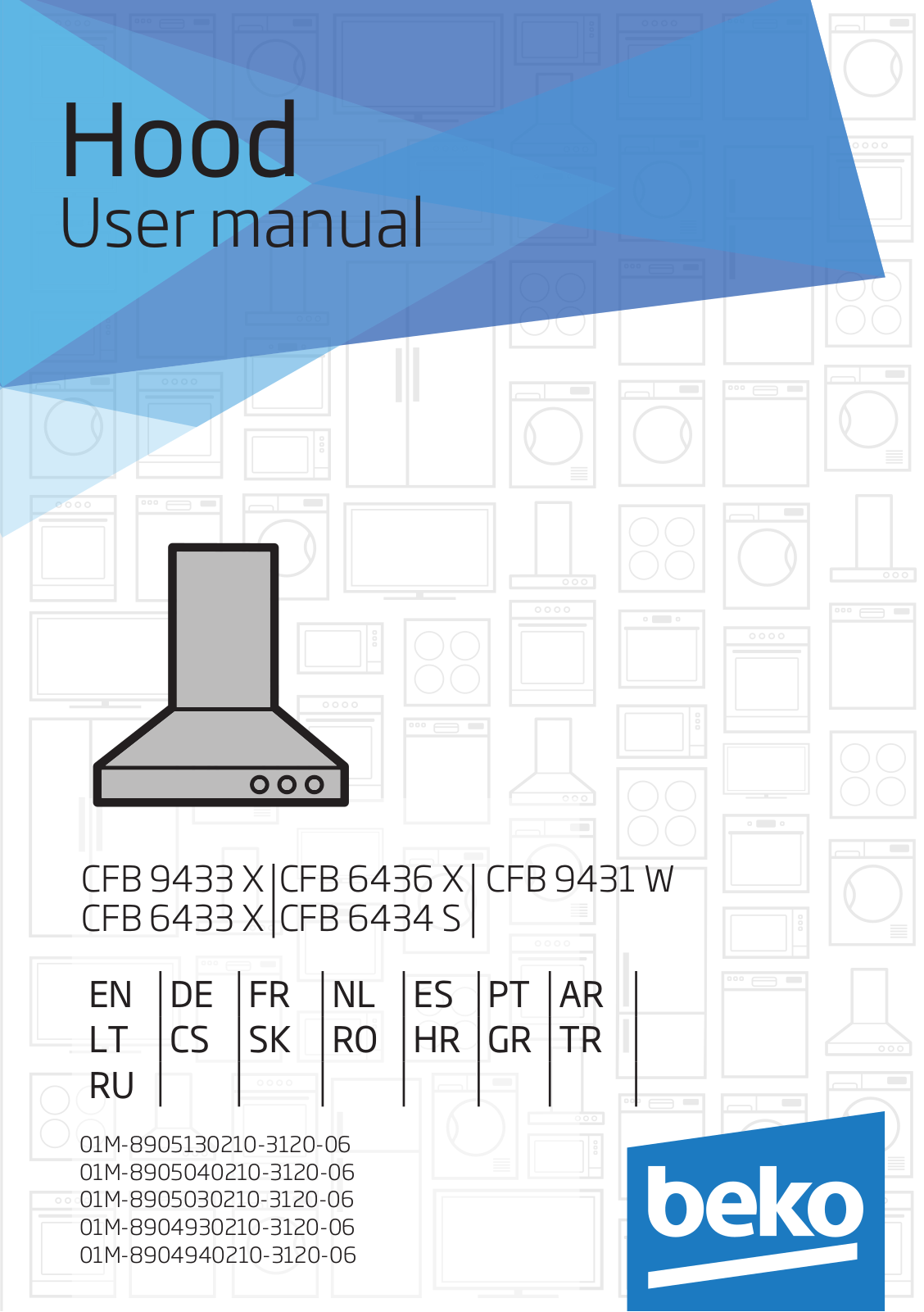 Beko CFB 9433 X, CFB 6436 X, CFB 9431 W, CFB 6433 X, CFB 6434 S User manual