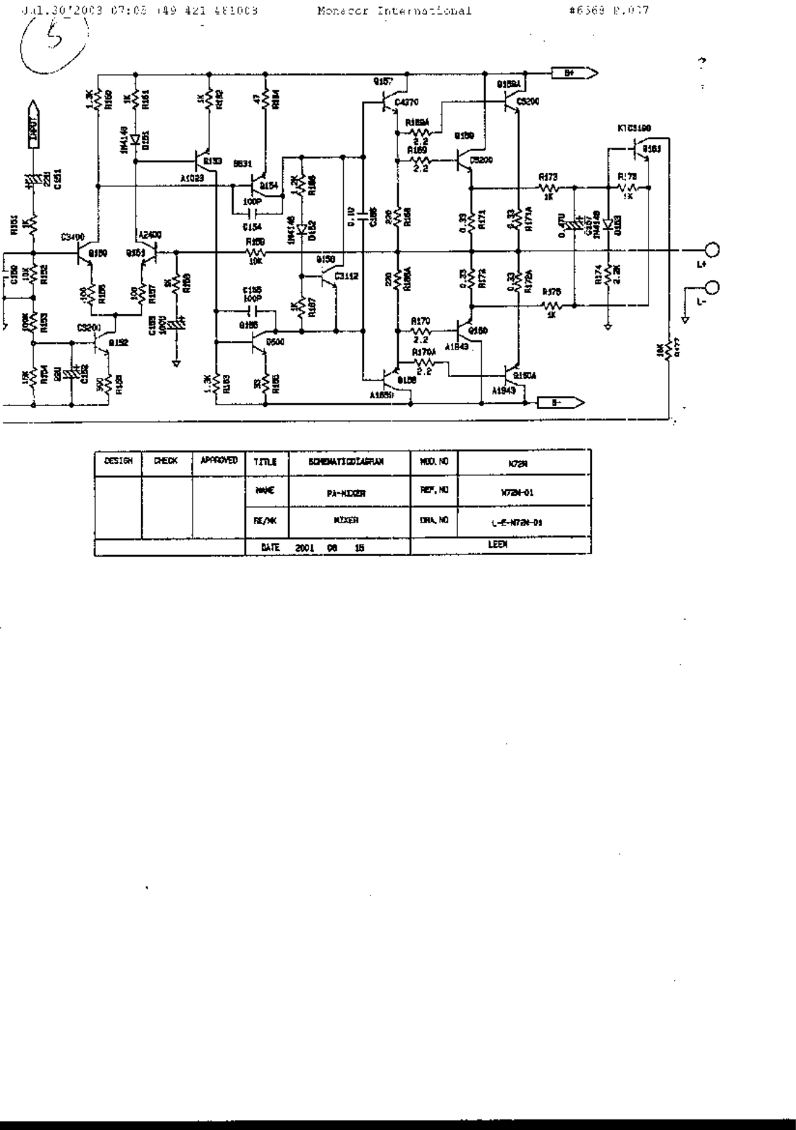 Stageline pmx150 schematic - ManualMachine.com