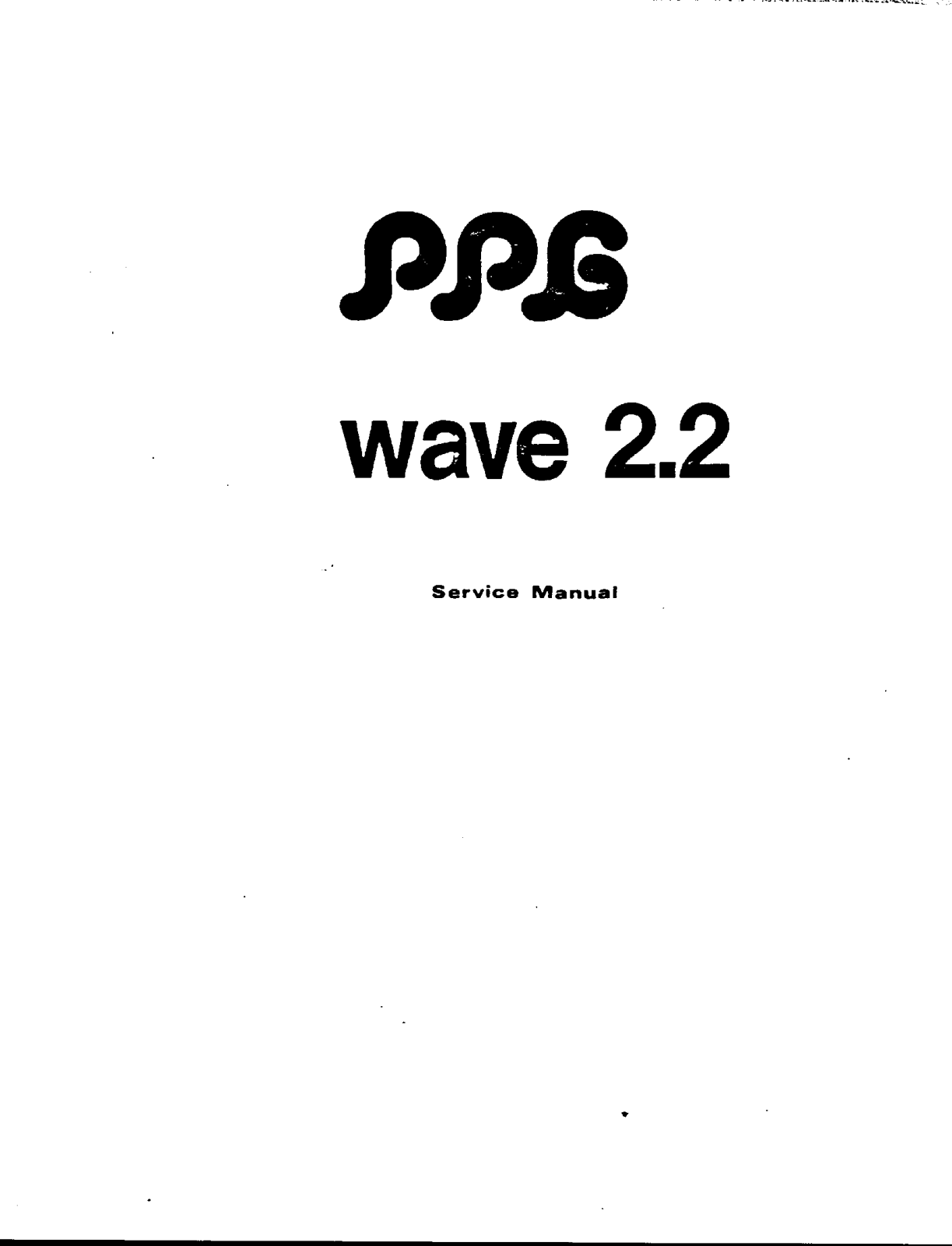 Ppg WAVE 2.2 User Manual - ManualMachine.com