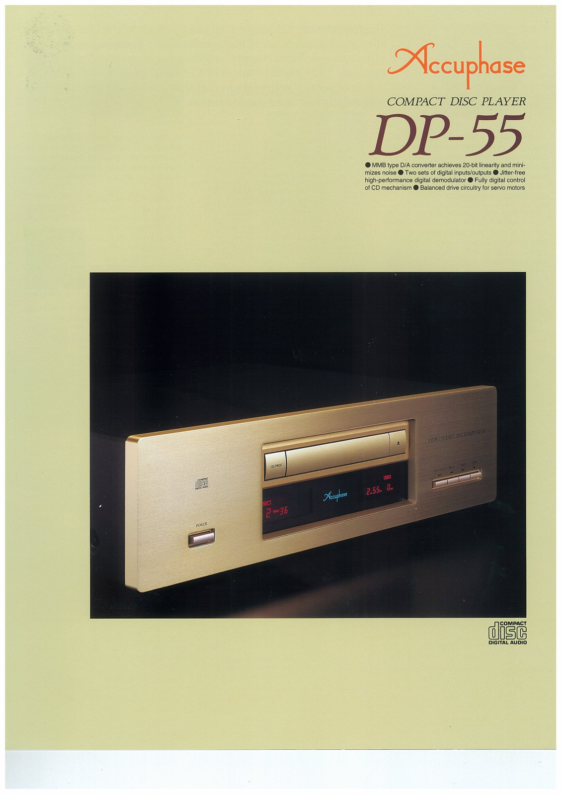 Accuphase DP-55 Brochure