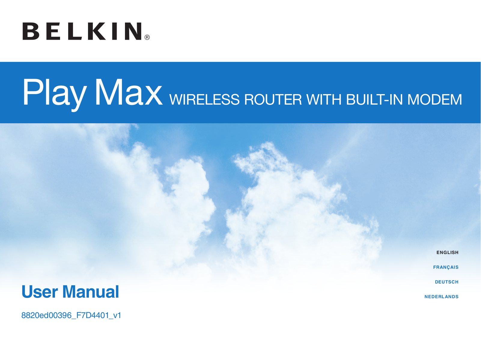 Belkin F7D4401, Play MAX User Manual