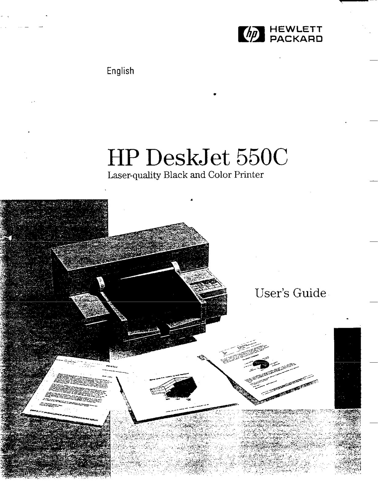 Hp DESKJET 550C Manual