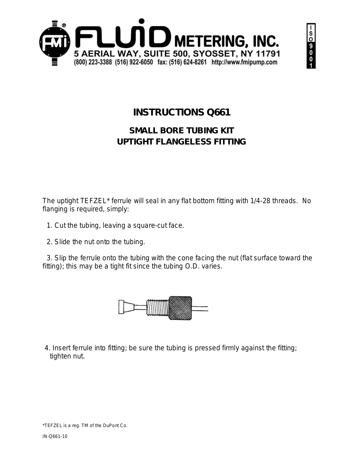 FMI Q661 User Manual