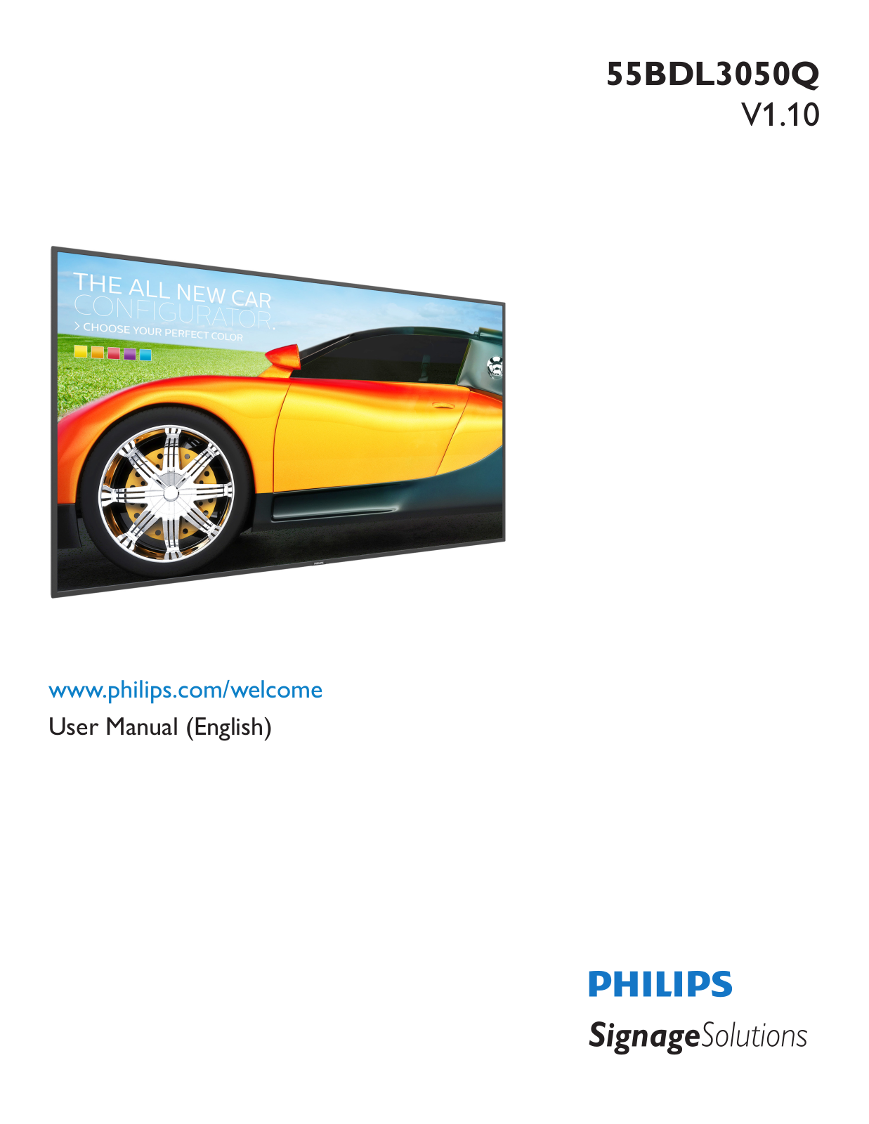 Philips 55BDL3050Q User Guide