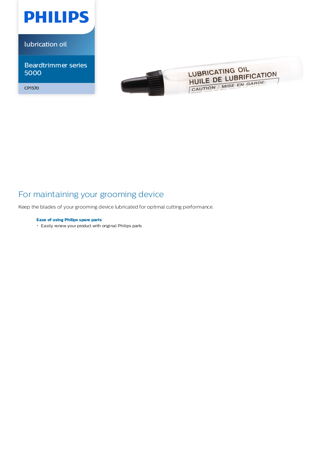 Philips CP1570/01 leaflet - ManualMachine.com