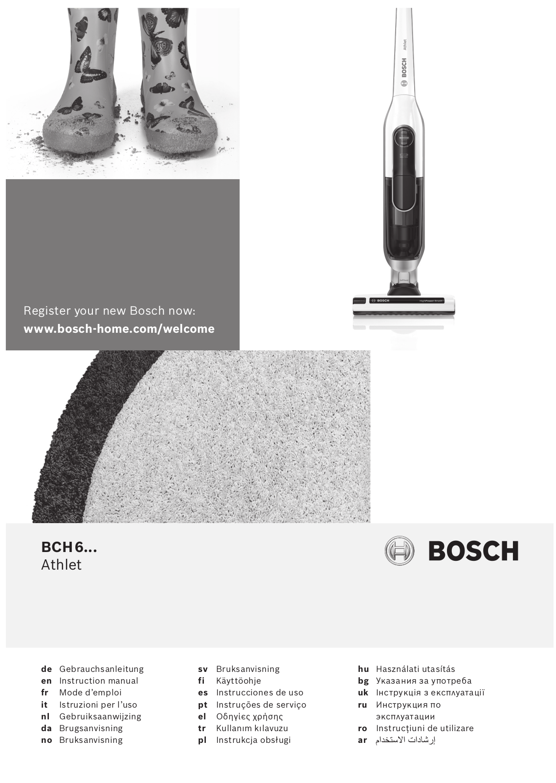 Bosch BCH6PETGB Instruction manual