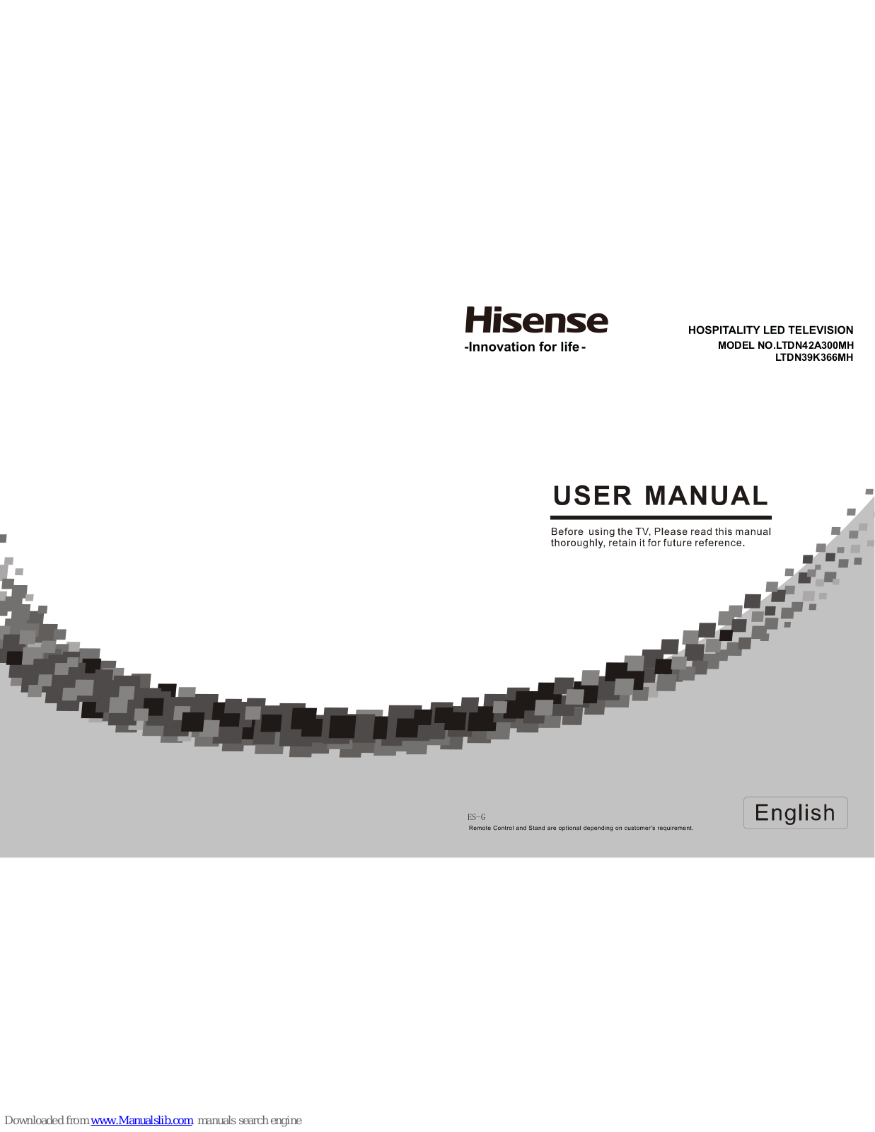 Hisense LTDN42A300MH, LTDN39K366MH User Manual