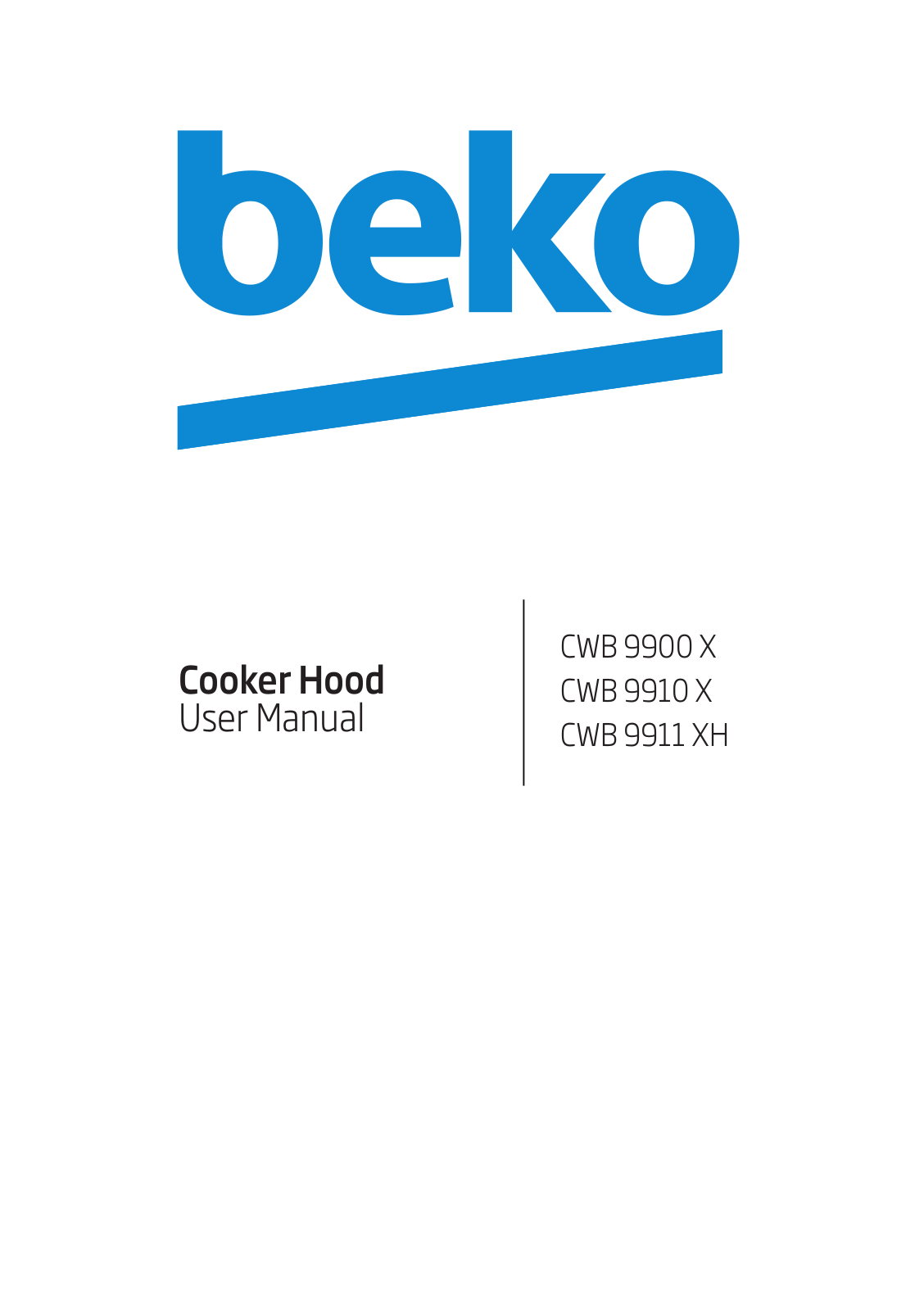 Beko CWB 9900 X, CWB 9910 X, CWB 9911 XH User manual