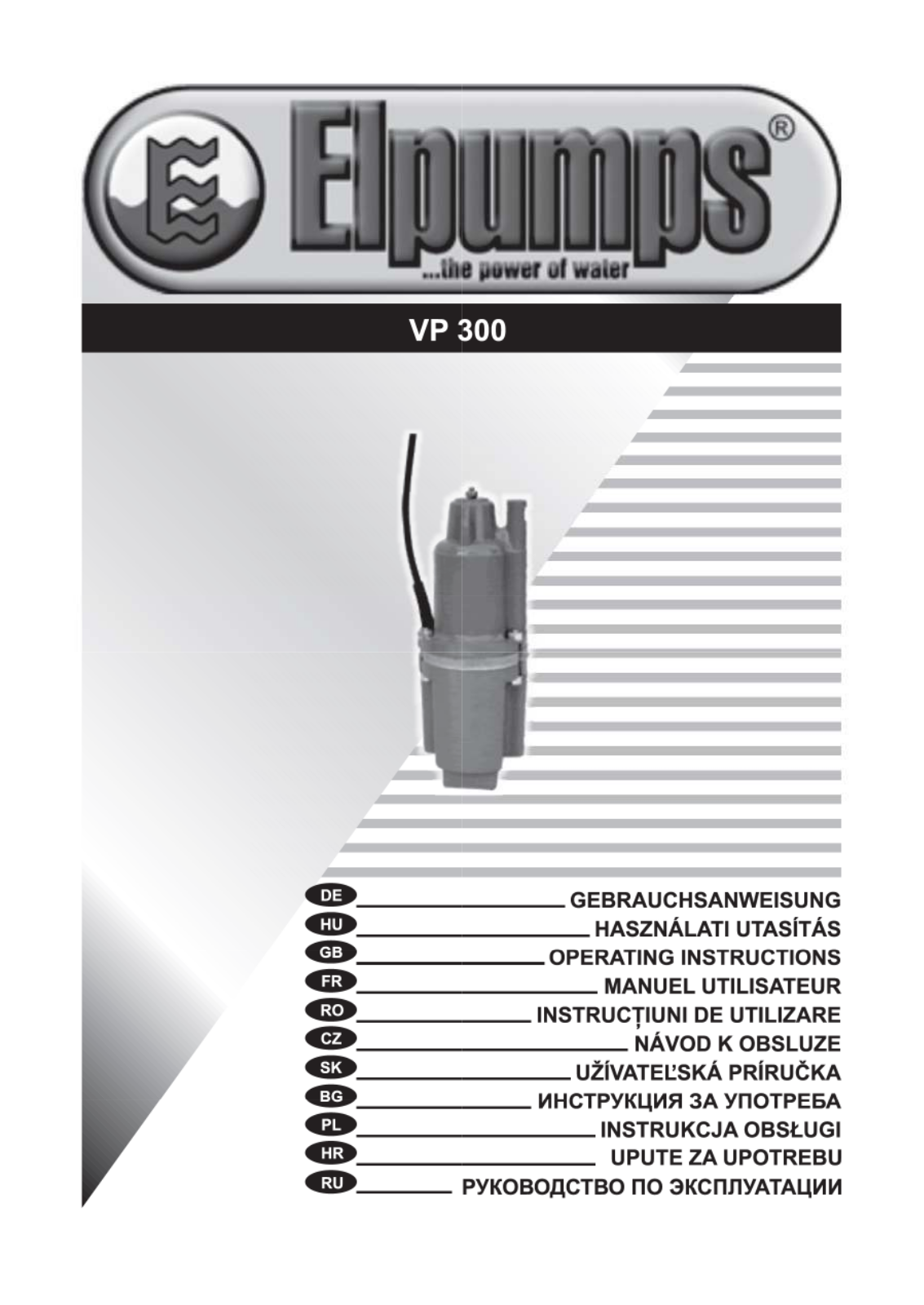 ELPUMPS VP 300 User Manual