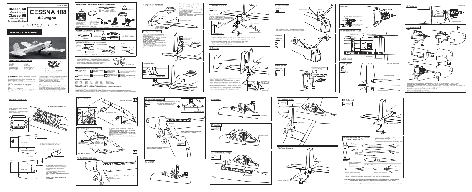 VQ Model Cessna 188 AGwagon User guide - ManualMachine.com