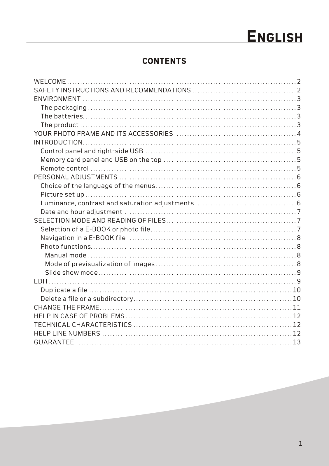 Sagem AF 5070 User Manual