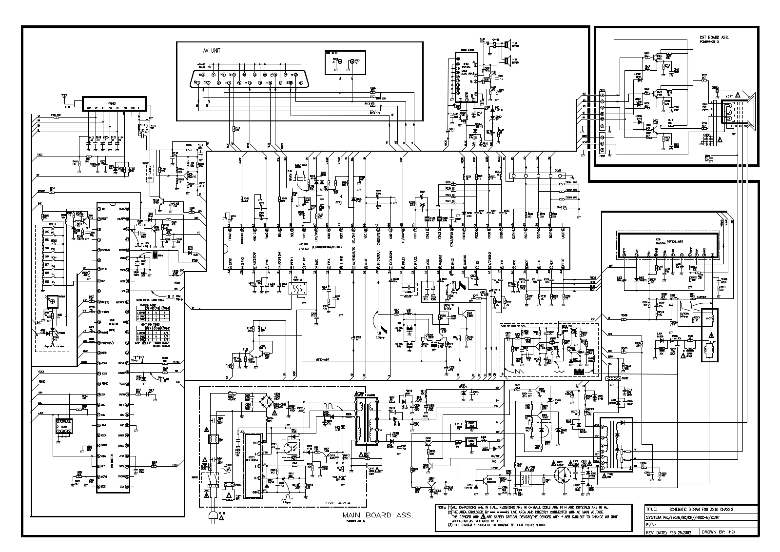 Erisson 3S10 Schematics