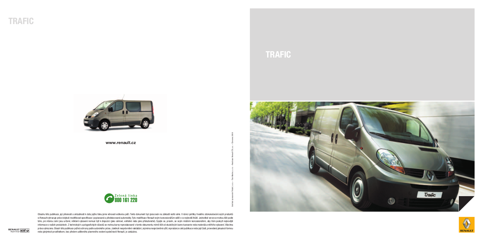 Renault TRAFIC COMBI VAN, TRAFIC FURGON BROCHURE