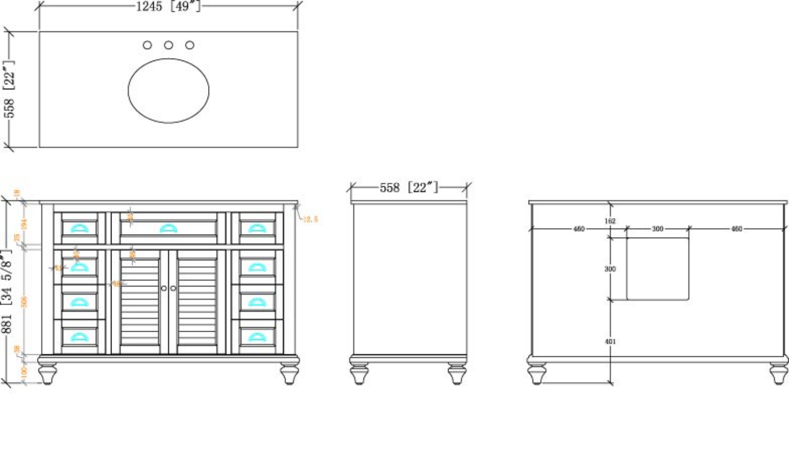 Gracie Oaks GRCS7369 Dimensions - ManualMachine.com