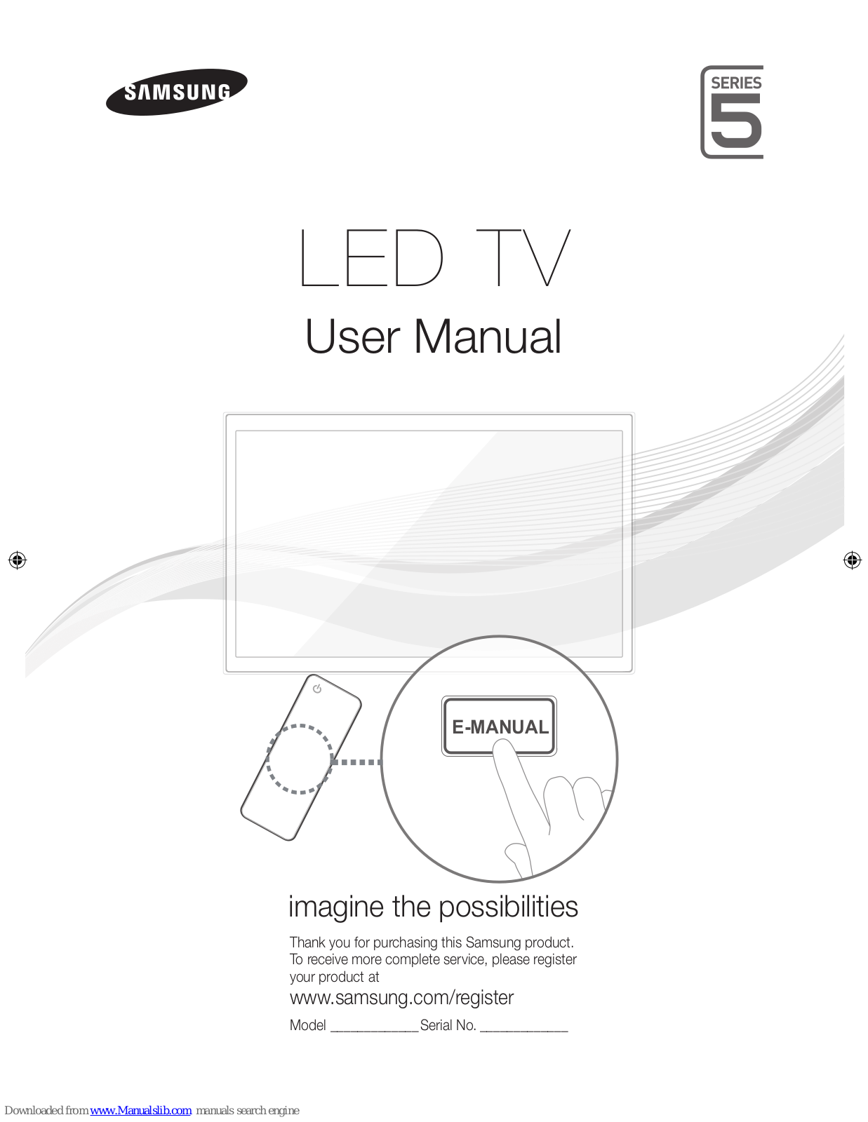 Samsung LE32D551K, LE32D550K, LE37D580K, LE40D550K, LE40D551K User Manual