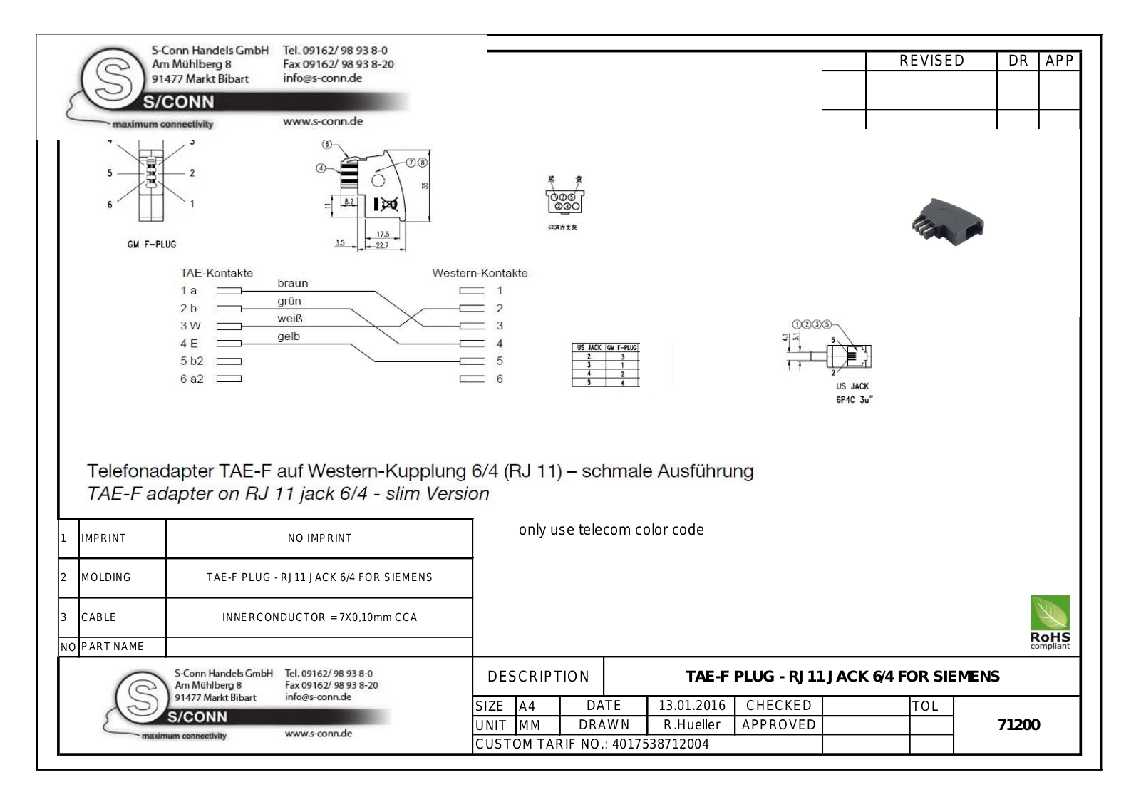 Datasheet TAE 4FS-MP Datasheet (FREI) - ManualMachine.com