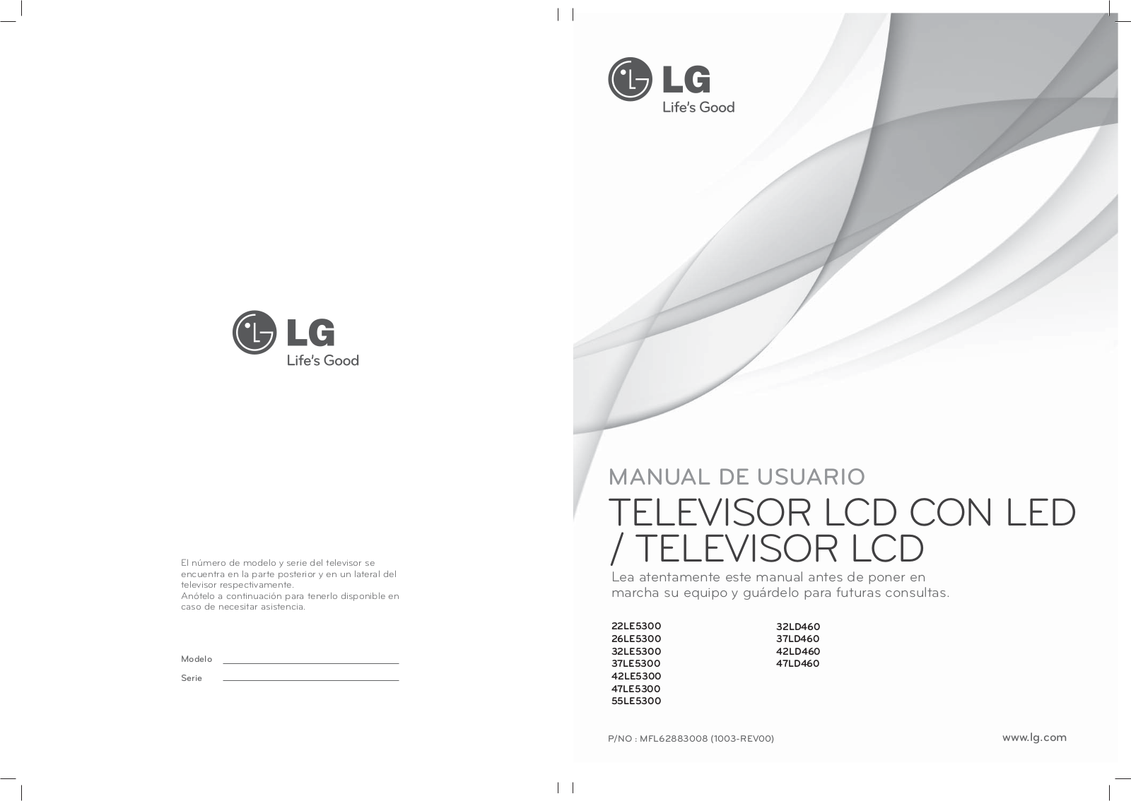 LG 42LD460 Owner's Manual