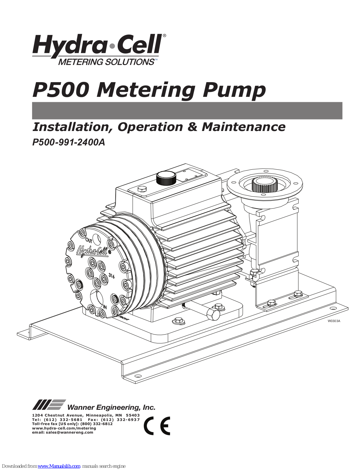 Hydra-Cell P500 Installation Operation & Maintenance