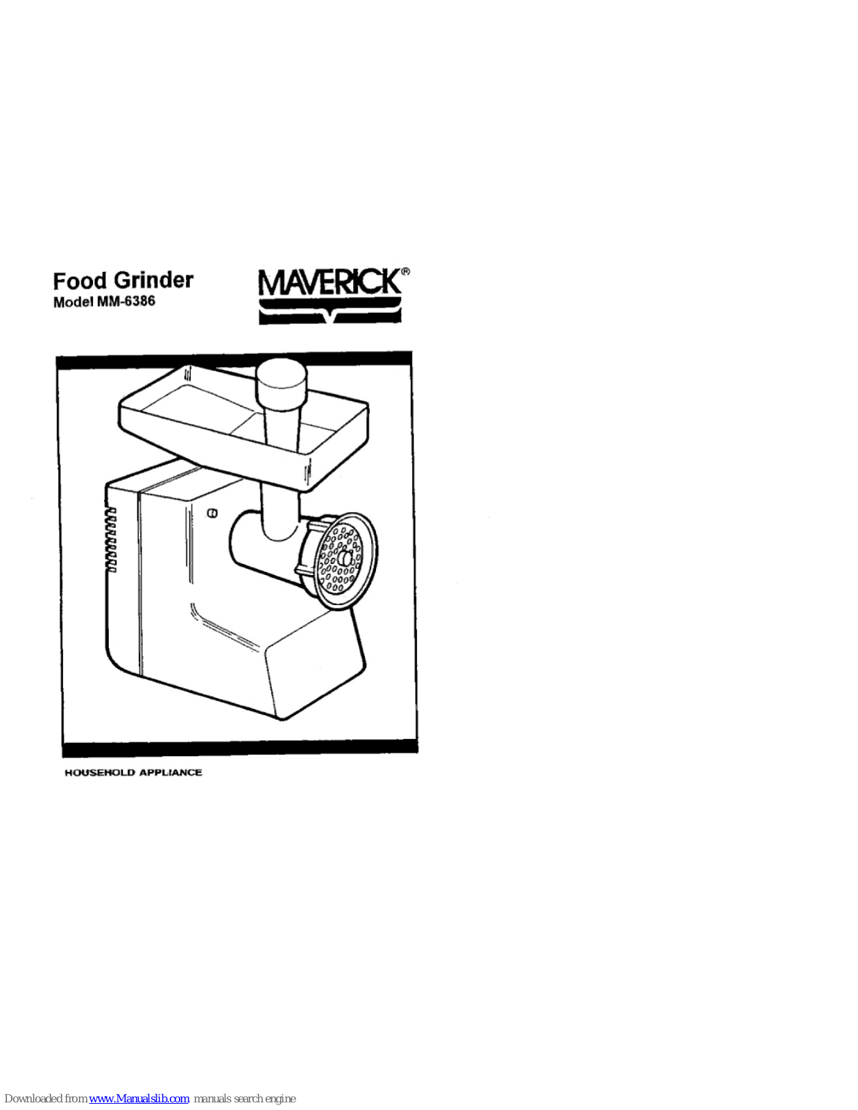 Maverick MM-6386 Owner's Manual