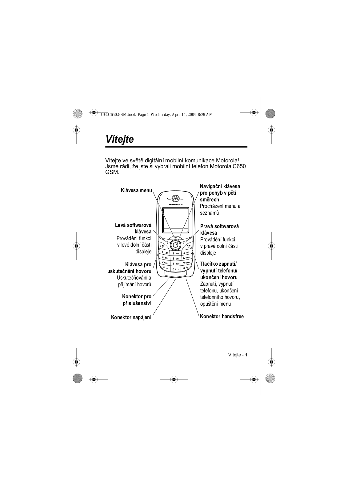 Motorola C650 User Manual