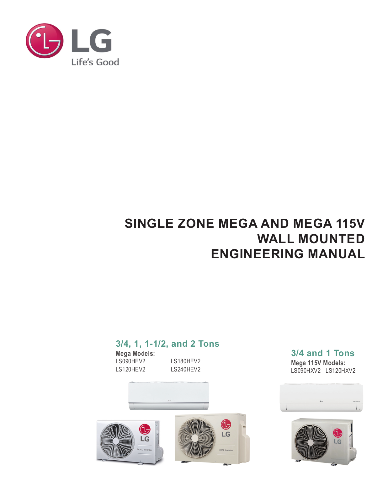 LG LSN120HXV2 Engineering Manual