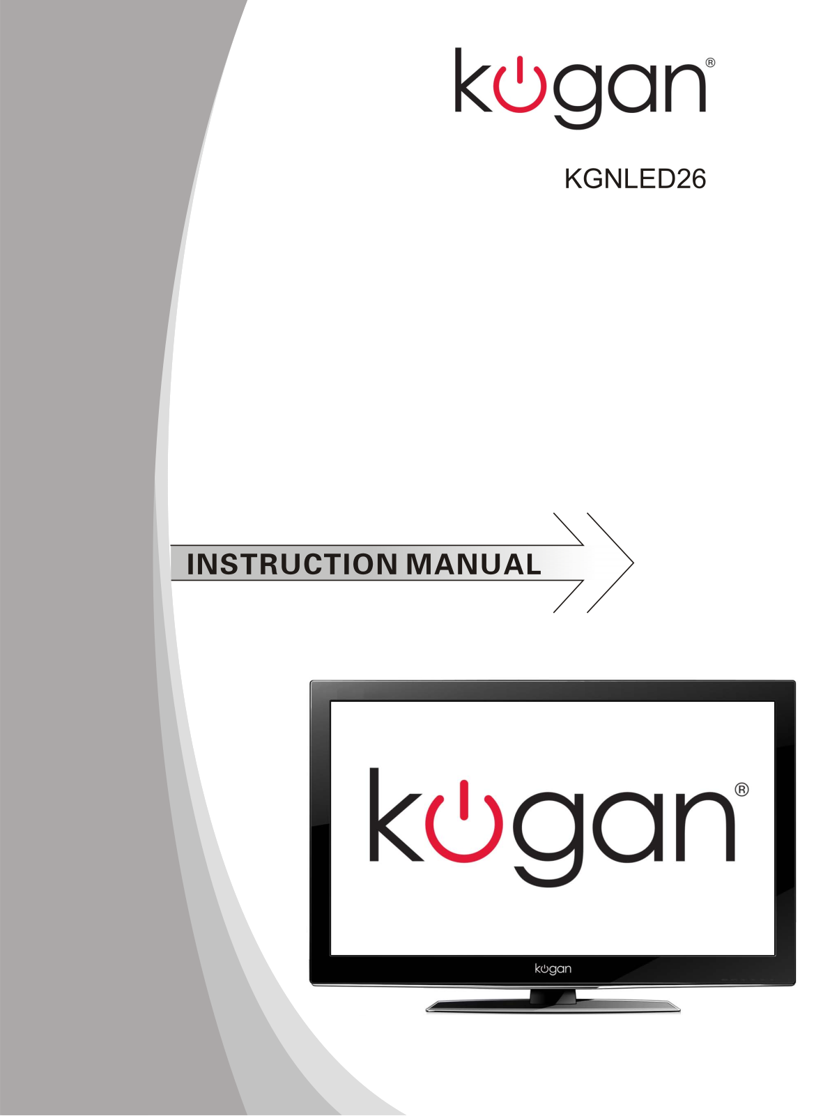 Kogan KGNLED26 Instruction Manual