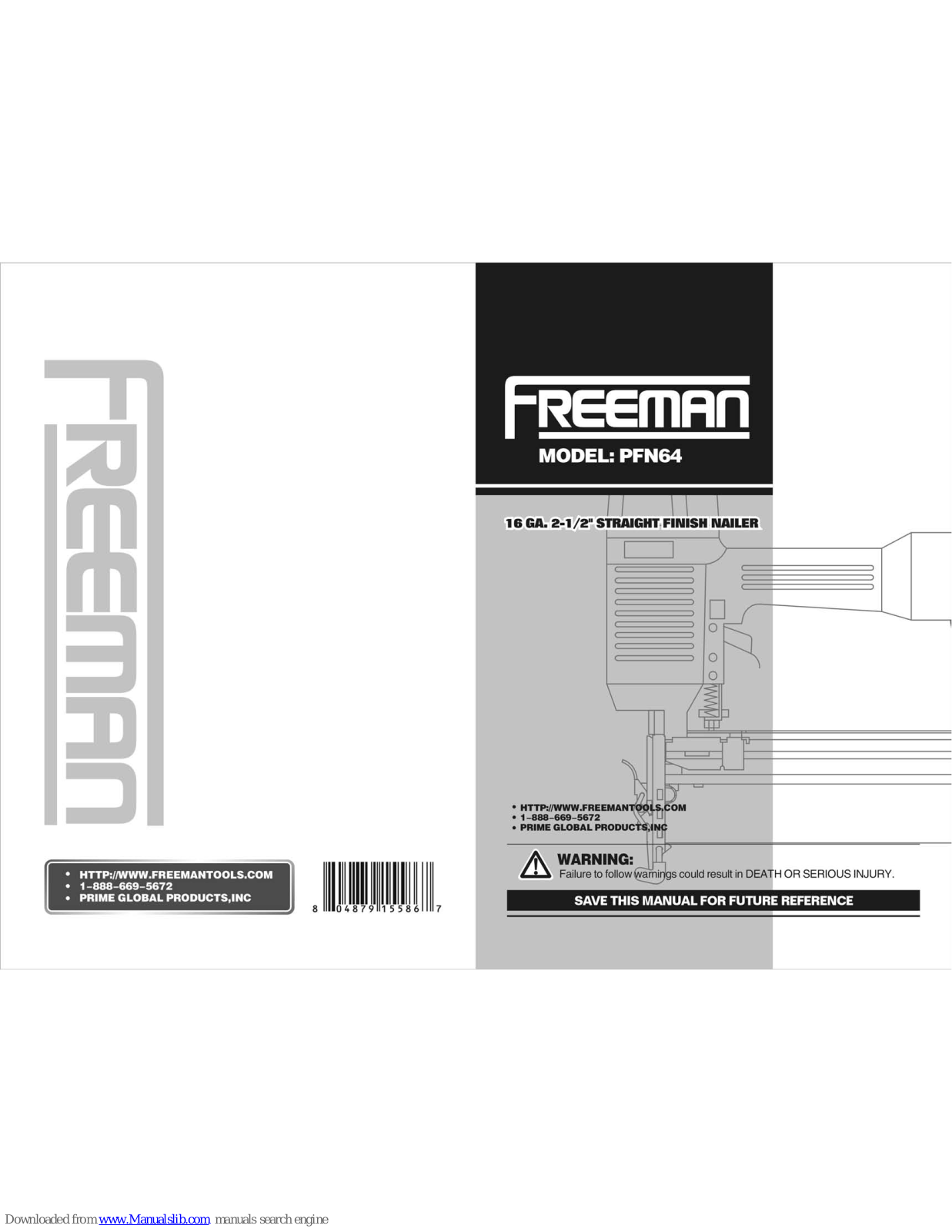 Freeman PFN64 User Manual