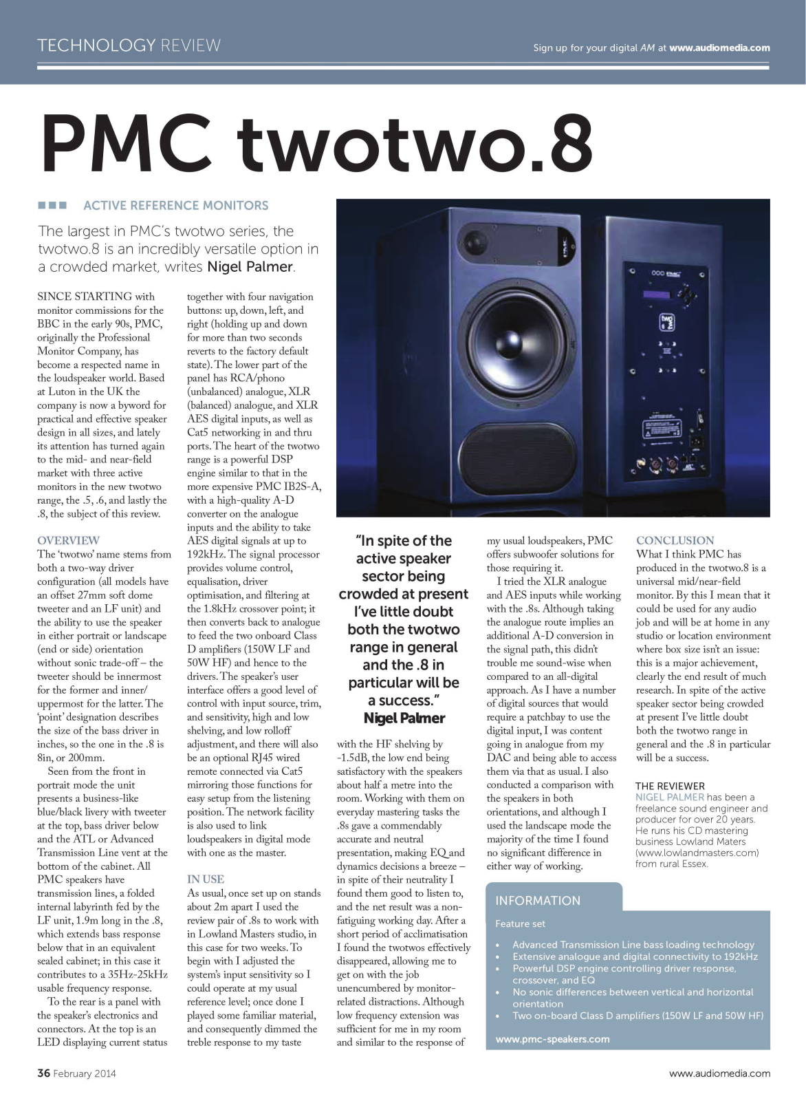 PMC twotwo.8 Neo User Manual