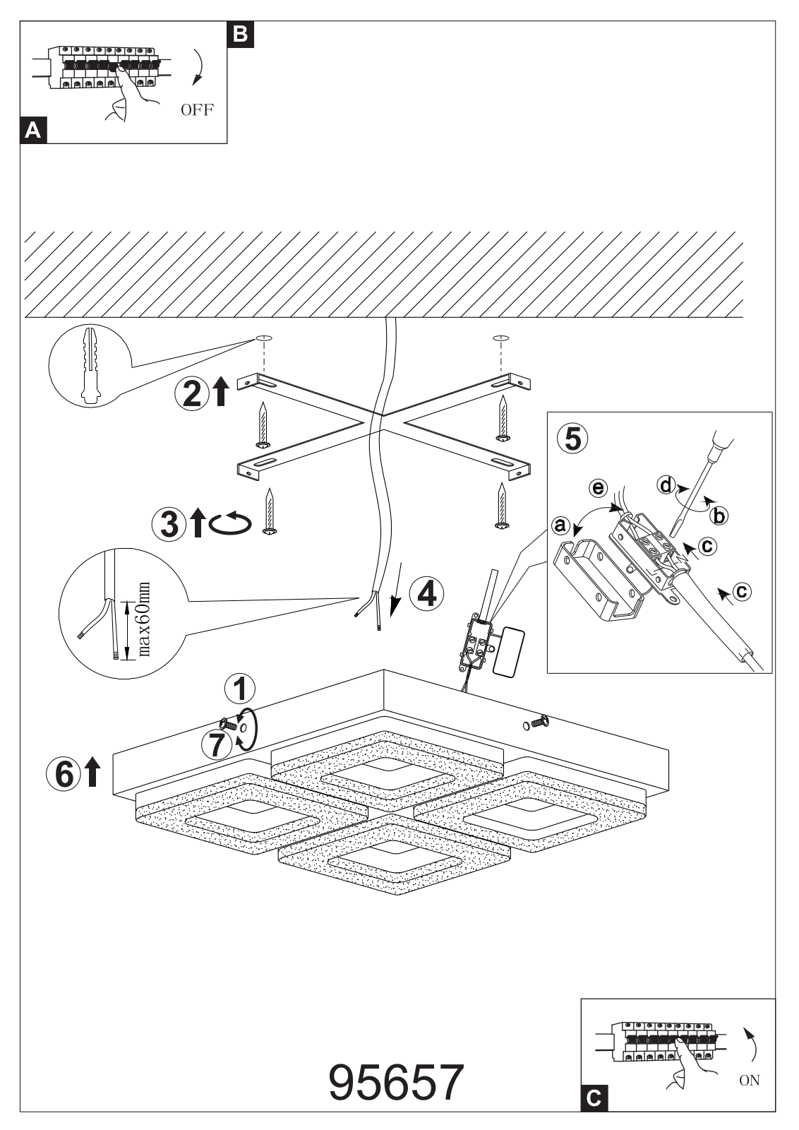 Eglo 95657 operation manual