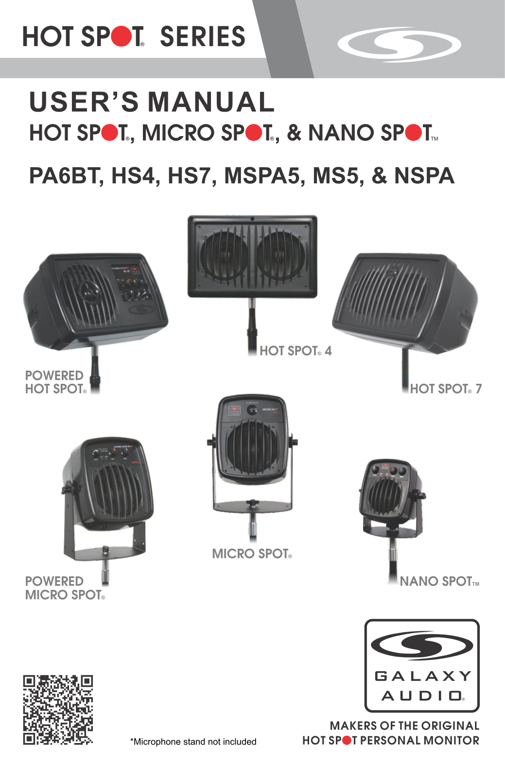 Galaxy Audio PA6BT Users Manual