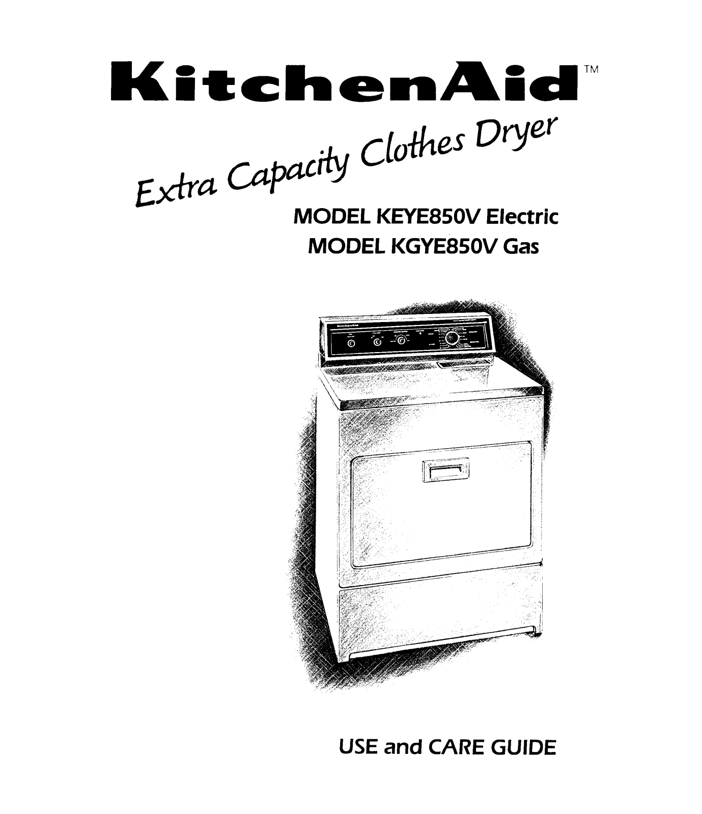 KitchenAid KEYE850V, KGYE850V User Manual