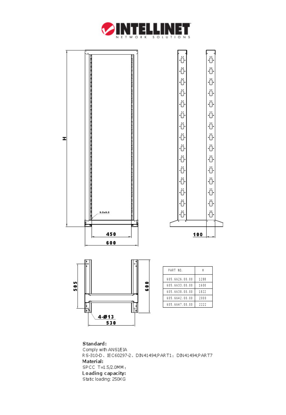 Intellinet I-CASE OF-2029BK, I-CASE OF-2042BK, I-CASE OF-2038BK Drawing - ManualMachine.com