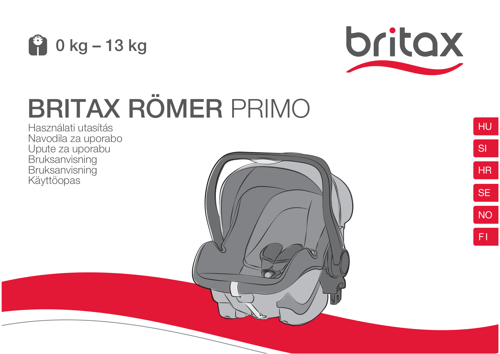 Britax-Römer Primo User Manual