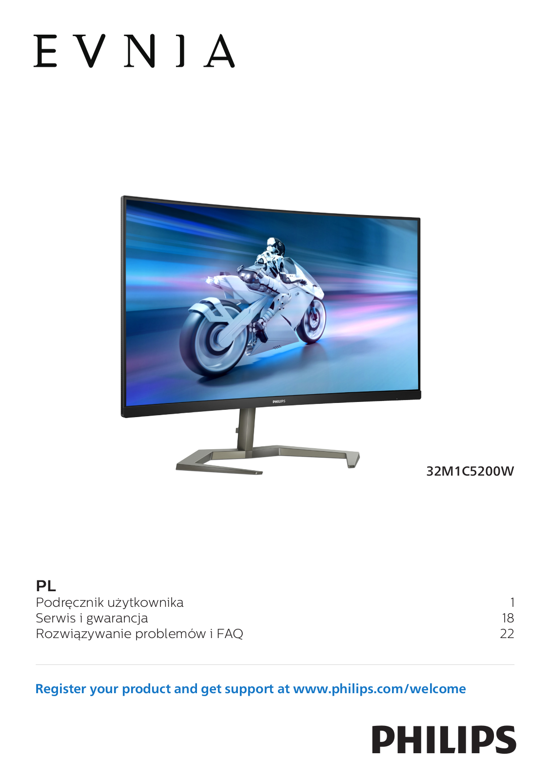 PHILIPS 32M1C5200W User guide - ManualMachine.com
