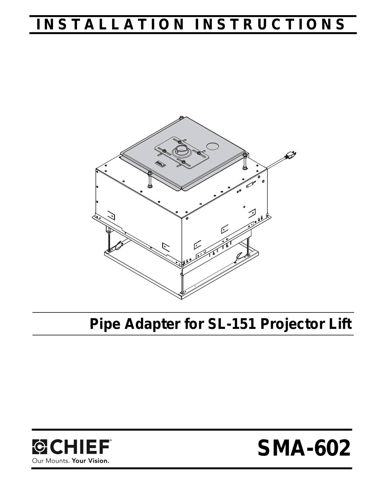 Chief SMA-602 User Manual