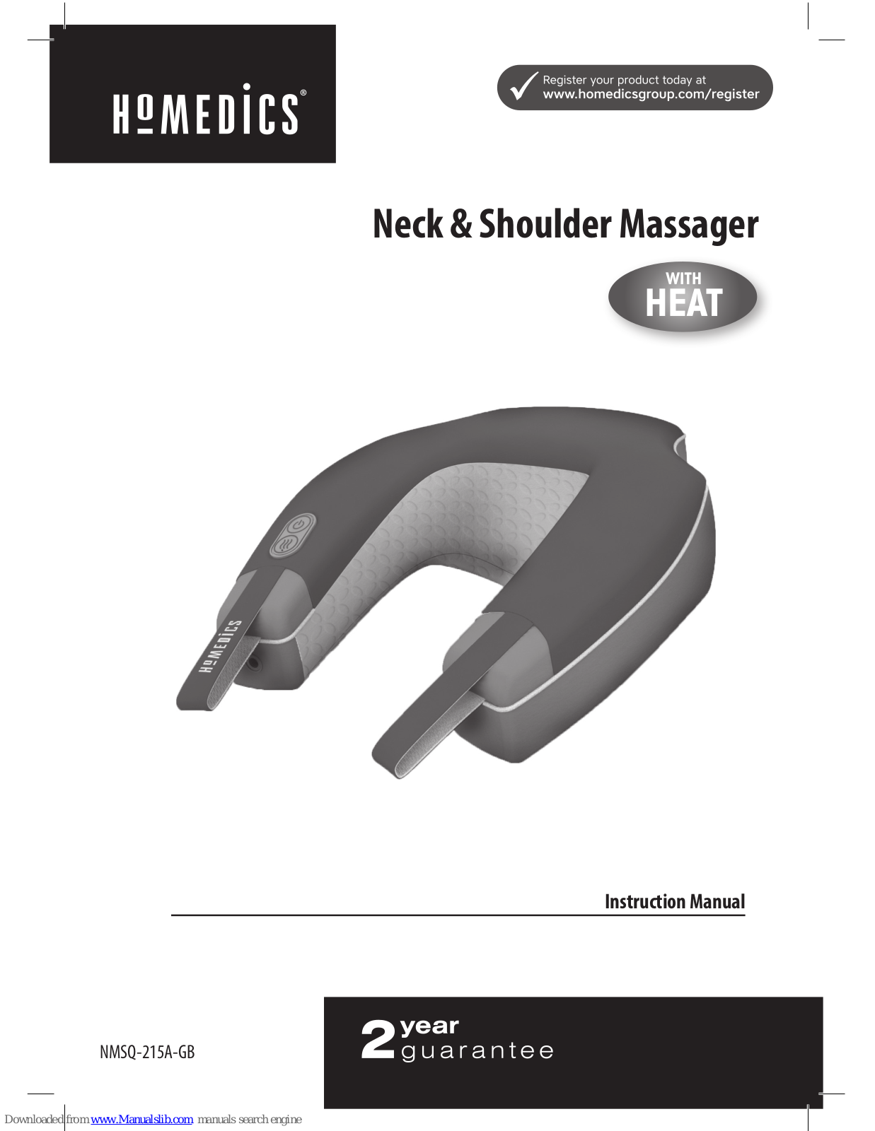 HoMedics NMSQ-215A-GB Instruction Manual