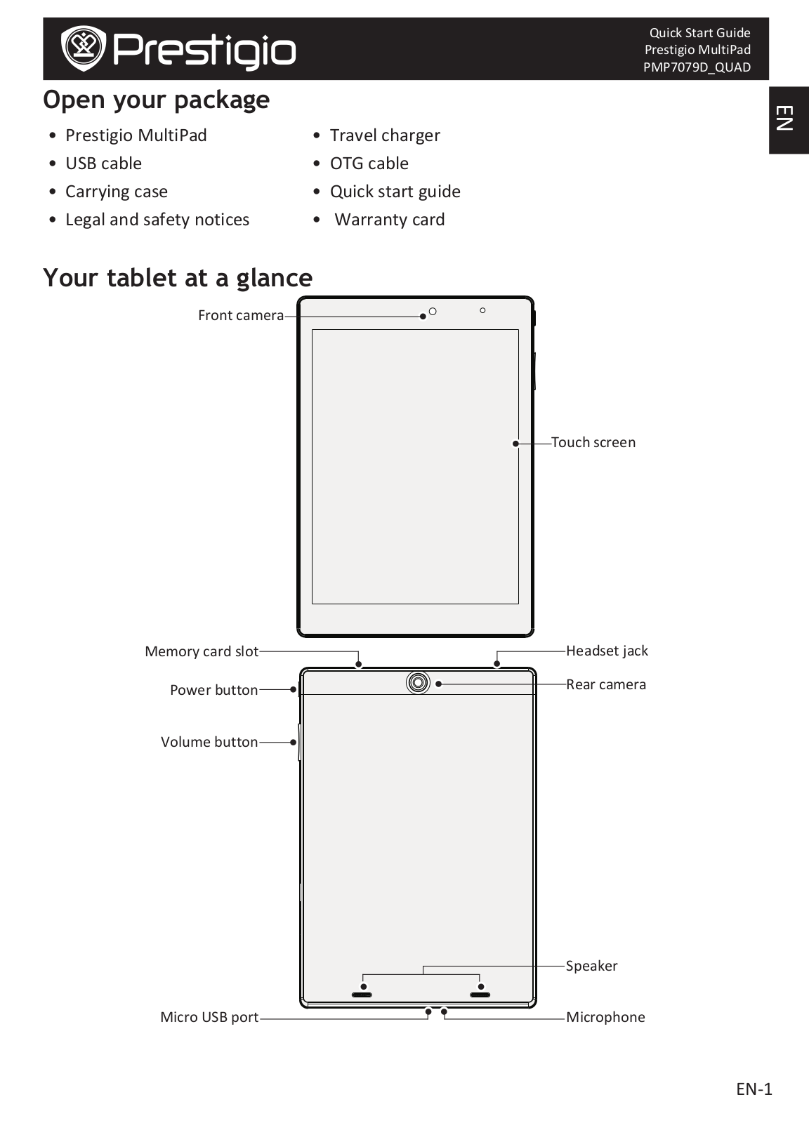 Prestigio MultiPad 4 Diamond 7.85 User Manual