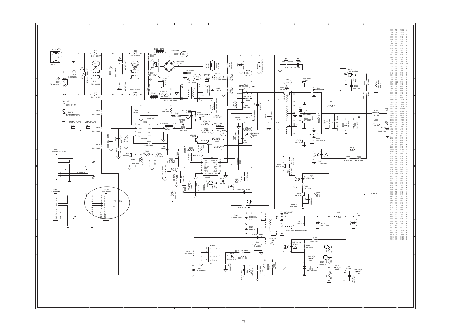 LG 715T3150 Schematic