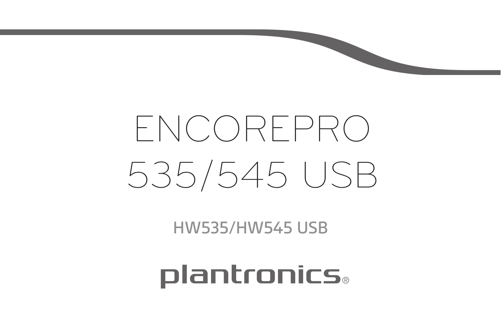 Platronics HW535, HW545 Quick Start Guide - ManualMachine.com